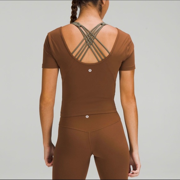 lululemon athletica Tops - NWT LULULEMON ALIGN TEE - CHOCOLATE